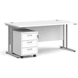 Dams International Straight with 3 Writing Desk