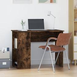 vidaXL Smoked Engineered Wood Writing Desk