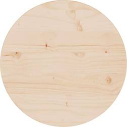 vidaXL Dessus Ø40x2,5 cm Bois de Pin Massif Plateau de table