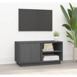 vidaXL 80x35x40,5 massivt TV-bord