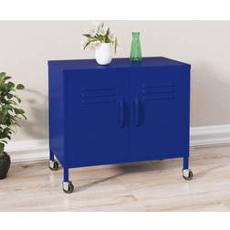 vidaXL Storage Cabinet Navy Blue 60 x 35 x 56 cm Acier Armoire