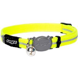 Rogz Alleycat Cat Collar with Breakaway Buckle and Night Time 3/8 in Small