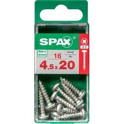 Spax Boite 16 Vis Universelle Tęte Ronde Pz 4.5 mm x 20 mm 16 pc