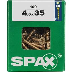 Spax Tirafondo Yellox Rosca Madera 4,5x35 mm Pack