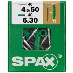 Spax Universalschrauben TX 20 +40 Dübel