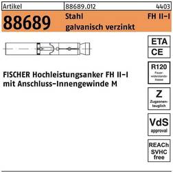 Fischer FH II-I galvanisch verzinkt