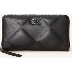 Calvin Klein RE-Lock Quilt ZA Wallet - Black