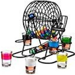 Relaxdays Bingo Cage Drinking Game 6 Players