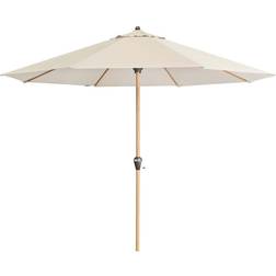 Doppler Parasoll Alu Wood Ultra Rund Ø350 Beige