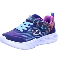 Skechers Zapatillas Flicker Flash Niña Navy Synthetic/Multi Trim - Azul