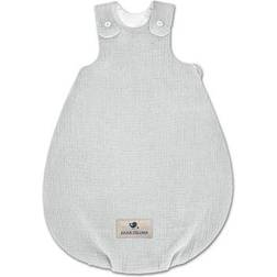 Julius Zöllner Babyschlafsack Musselin grau 50/56