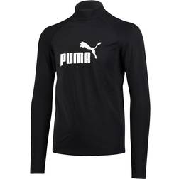 Puma Herren Long Sleeve Rash-Guard-Shirt, Schwarz