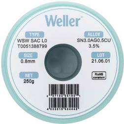 Weller T0051388799 SAC L0 Lötdraht, 250g