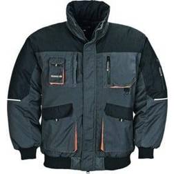 Pilotenjacke Gr.XXL dunkelgrau/schwarz/orange, TERRATREND