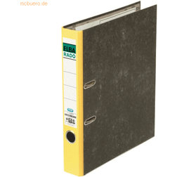 ELBA Rado Ring Binder Folder Clouded Marble A4 Narrow 1 Item Yellow