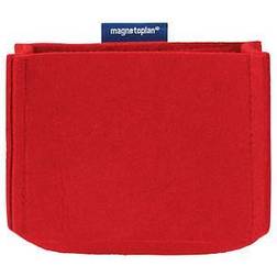 Magnetoplan Porte-stylo Magnétique MagnetoTray Medium 130 x 100 x 60 mm Rouge