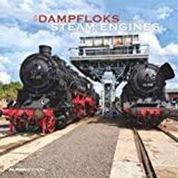 Alpha Dampfloks 2024 Broschürenkalender 30x60 geöffnet