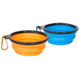 Trespass Collapsible Dog Bowls Two A Pack Sippy