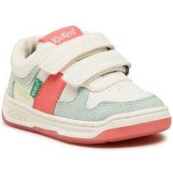 Kickers Kalido 910862-30 Blanc Rose Bleu Vit, Färgglad