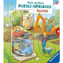 Mein großes Puzzle-Spielbuch: Baustelle