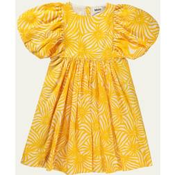 Molo Toddler Girl Kids' dress Yellow Organic cotton