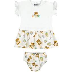 Moschino Baby Romper Dress - White