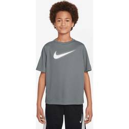 NIKE Dri-FIT Kids' Graphic Short Sleeve Tee - Grey