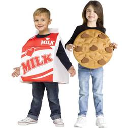 Fun World Child Cookies and Milk Costume Yellow/Red/White