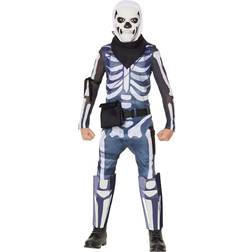 Fun World Inspirit designs skull trooper fortnite game childrens halloween costume 104052