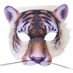 Forum tiger half face realistic mask adults fancy dress