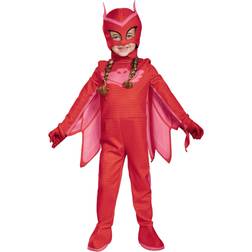 Disguise Girl's Deluxe Owlette Costume PJ Masks 3T/4T