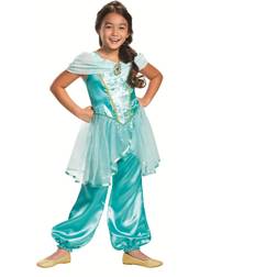 Disguise Girls Aladdin Costume Green 4/6