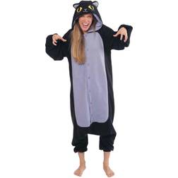 Sazac Spooky Black Cat Kigurumi for Adults