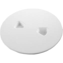 t-h-marine dps-8-2-dp sure-seal screw out deck plates, 8" polar white