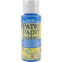 Deco Art Patio Paint, 2-Ounce, Neon Blue