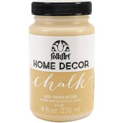 Plaid Vintage Mustard FolkArt Home Decor Chalk Paint 8oz