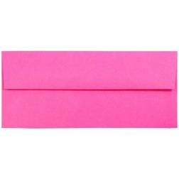 Jam Paper #10 (4 1/8 x 9 1/2) Business Envelope Brite Hue Ultra Fuchsia Hot Pink 25 envelopes per pack