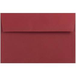 Jam Paper A9 Premium Invitation Envelopes 5 3/4 x 8 3/4 Dark Red 25/Pack