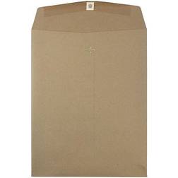 Jam Paper 10 x 13 Clasp Envelopes Brown Kraft 50/Pack Brown Kraft Recycled