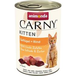 animonda Premium Carny Kitten 24 x 400 g Fjäderfä & Nötkött