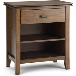 Simpli Home Artisan Solid Bedside Table