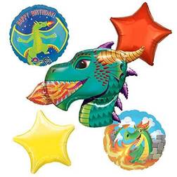 Mayflower Fire Breathing Dragon Party Supplies Balloon Bouquet Decorations