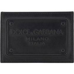 Dolce & Gabbana Black Embossed Card - UNI