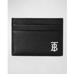 Burberry Monogram Grained Leather Card Holder Black