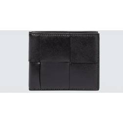 Bottega Veneta Intrecciato leather wallet - black - One