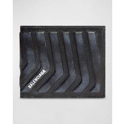Balenciaga Leather Wallet - Black