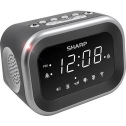 Sharp big bang super loud alarm clock for heavy sleepers, 6 extremely loud wa