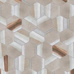 Merola Tile Matter Hex Canvas Stone Look Wall & Tile Porcelain