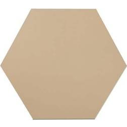 AVANT DECOR Bex Hexagon 6 6.9 in. Latte 2.3mm Stone Peel and Stick Backsplash Tile 6.5 sq.ft./30-Pack