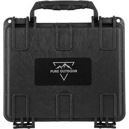 Monoprice Weatherproof Hard Case 7 x 6 x 2 in With Customizable Foam, Shockproof, Customizable Name Plate